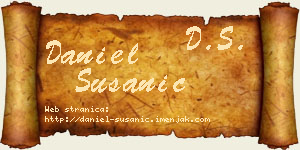 Daniel Susanić vizit kartica